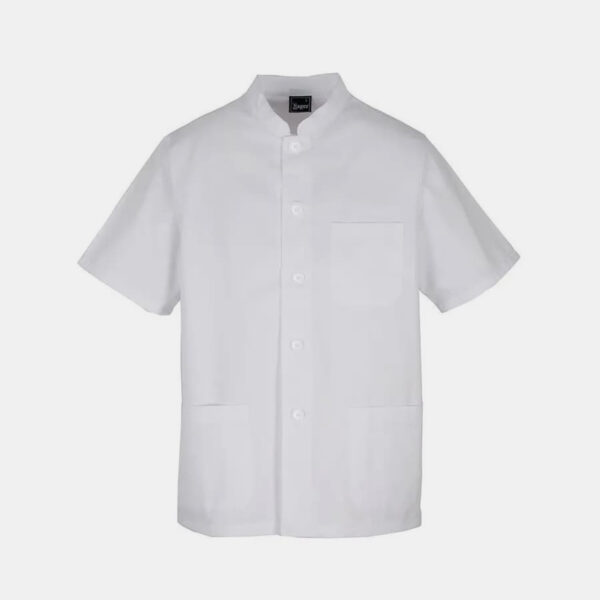 Chaqueta manga corta blanco sanidad